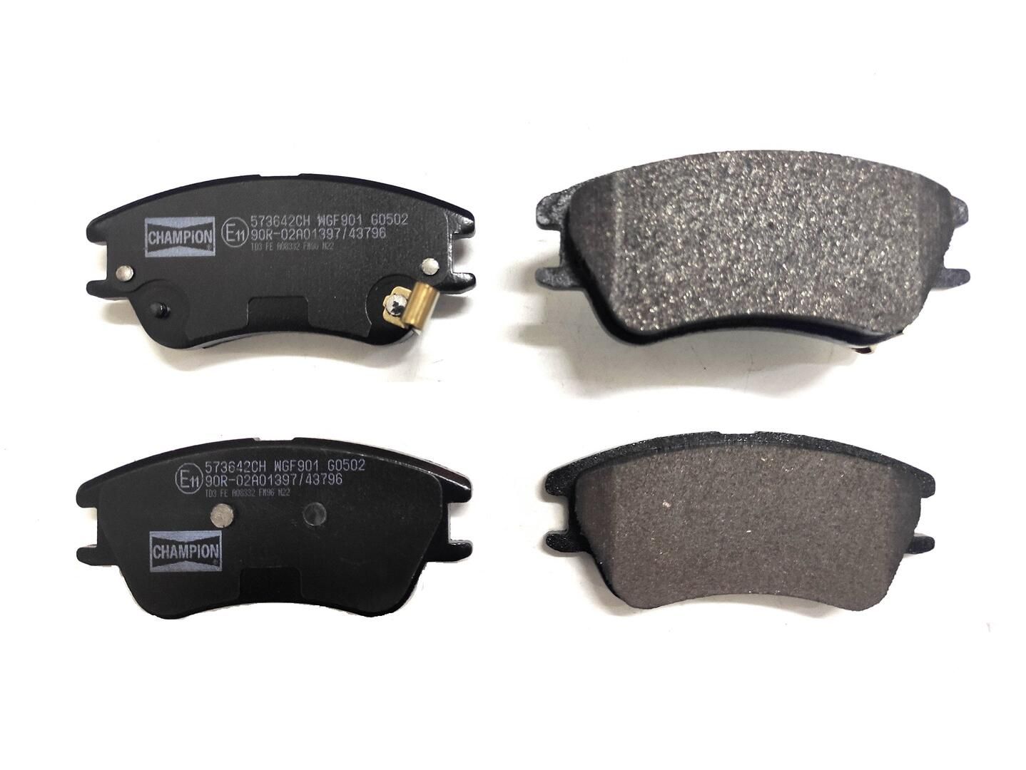 Гальмівні колодки дискові CHAMPION 573642CH - zapix