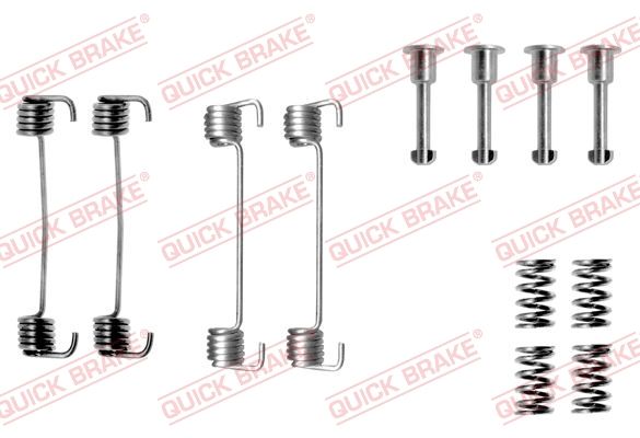 Монтажний комплект барабанних гальмівних колодок QUICK BRAKE 1050620 - zapix