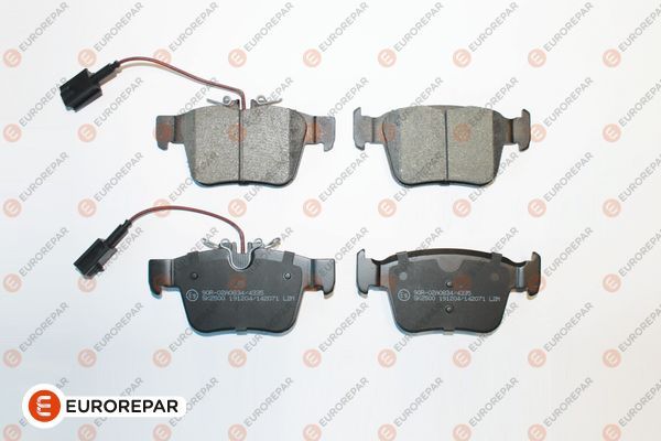 Гальмівні колодки дискові EUROREPAR 1681167280 - zapix