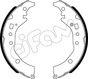 Гальмівні колодки ручника (барабанні) CIFAM 153517 - zapix