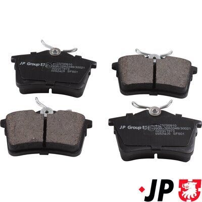 Гальмівні колодки дискові JP GROUP 4163700910 - zapix