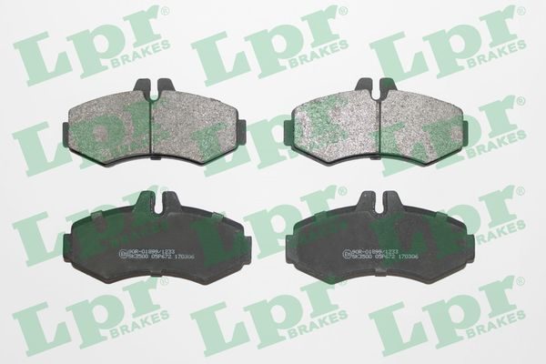 Гальмівні колодки дискові LPR 05P672 - zapix