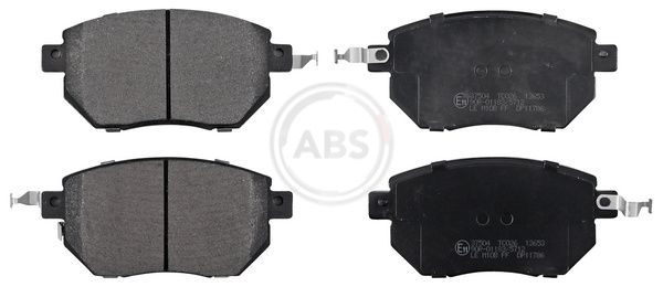 Тормозные колодки дисковые A.B.S. 37504