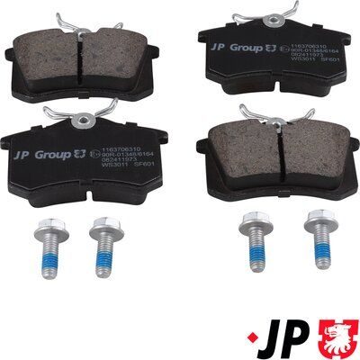 Гальмівні колодки дискові JP GROUP 1163706310 - zapix