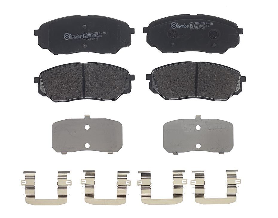 Гальмівні колодки дискові BREMBO P30086 - zapix