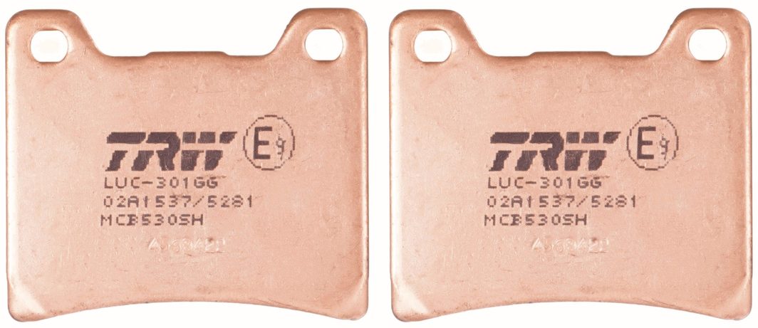 Гальмівні колодки дискові TRW MCB530SH - zapix