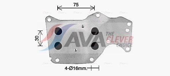 Оливний радіатор двигуна AVA QUALITY COOLING BW3621 - zapix