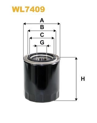 Оливний фільтр WIX FILTERS WL7409