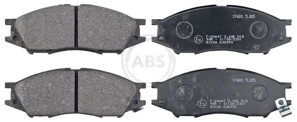 Гальмівні колодки дискові A.B.S. 37680 - zapix