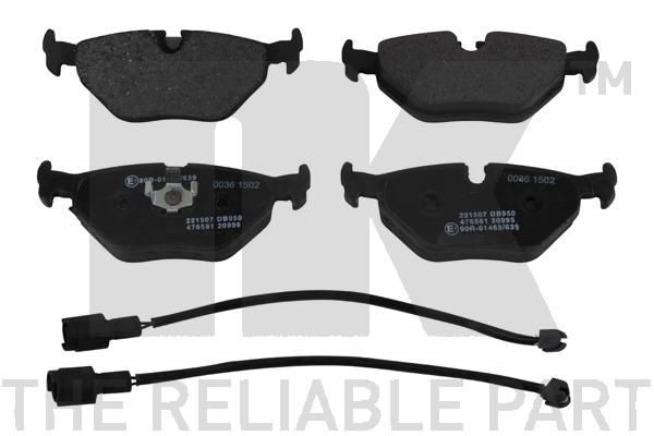 Тормозные колодки дисковые NK 221507