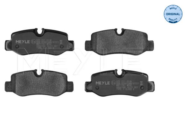 Гальмівні колодки дискові MEYLE 0252210118 - zapix