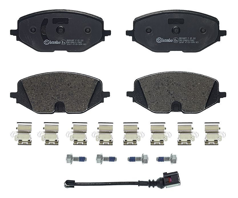 Гальмівні колодки дискові BREMBO P85182 - zapix