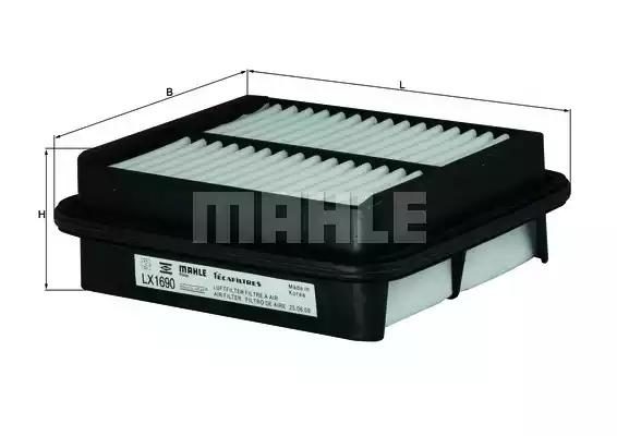 Повітряний фільтр MAHLE LX1690 - zapix