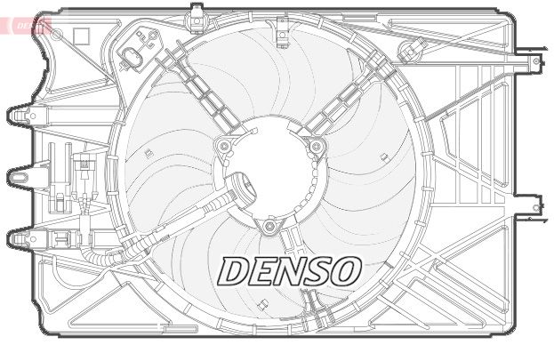 Вентилятор системи охолодження DENSO DER09070 - zapix