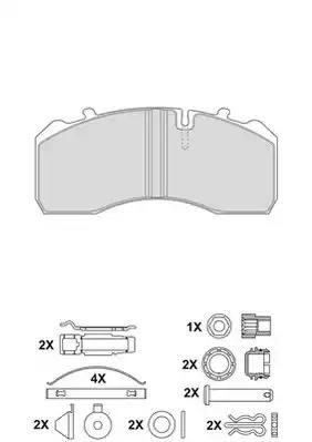 Гальмівні колодки дискові BERAL 2919730004145694 - zapix