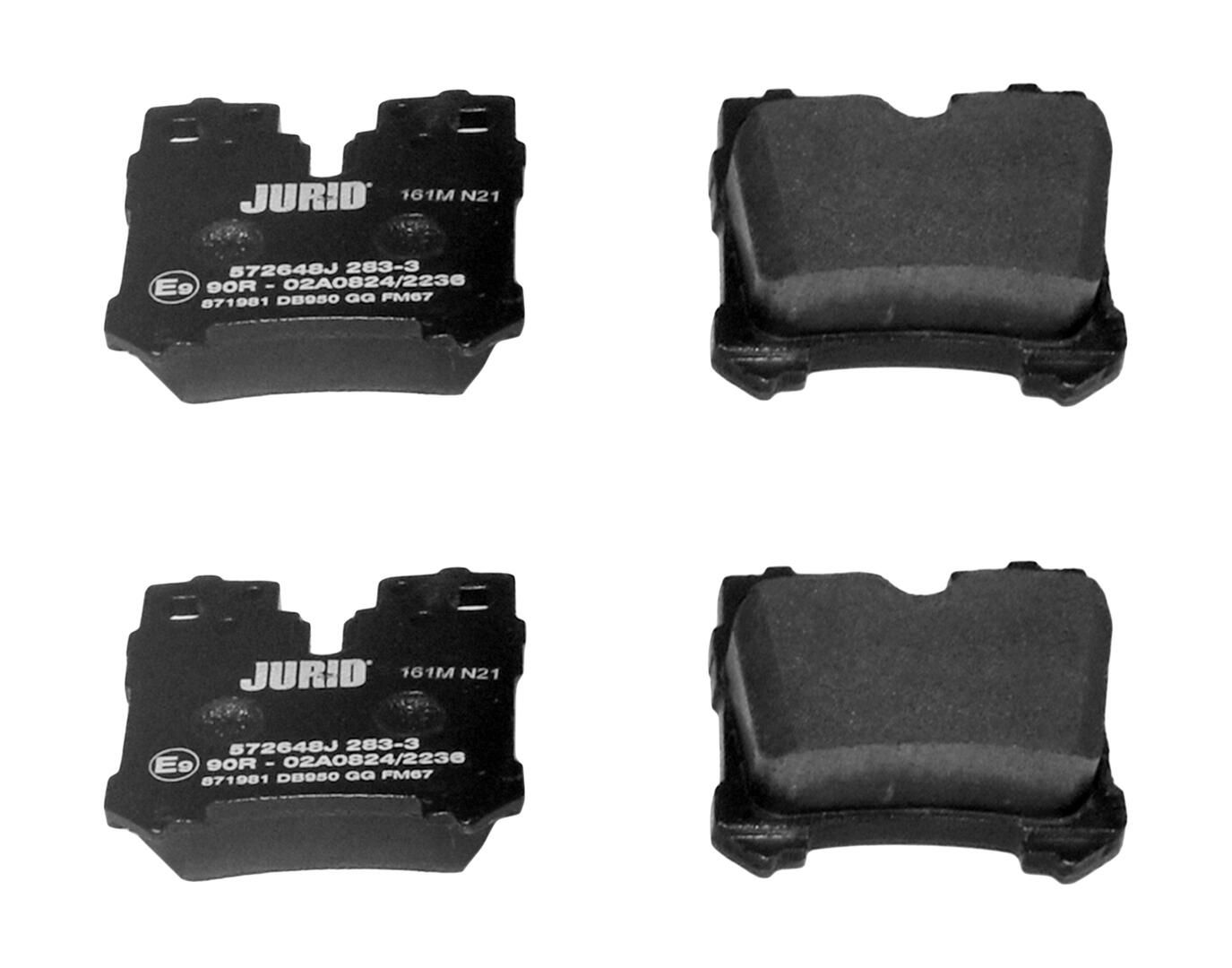Гальмівні колодки дискові JURID 572648J - zapix