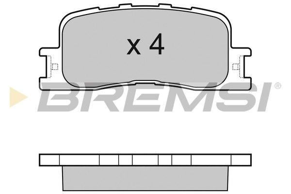 Гальмівні колодки дискові BREMSI BP3060