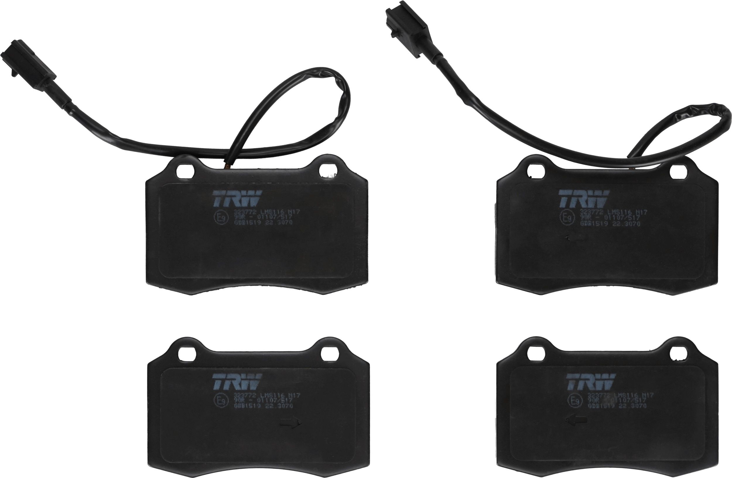 Гальмівні колодки дискові TRW GDB1519 - zapix