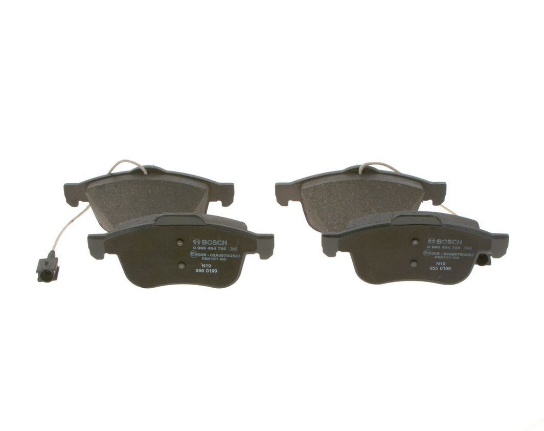 Гальмівні колодки дискові BOSCH 0986494795 - zapix