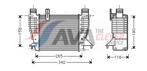 Інтеркулер AVA QUALITY COOLING DNA4356 - zapix