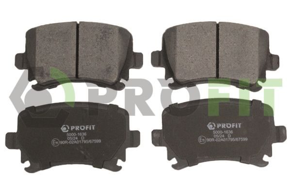 Гальмівні колодки дискові PROFIT 50001636 - zapix