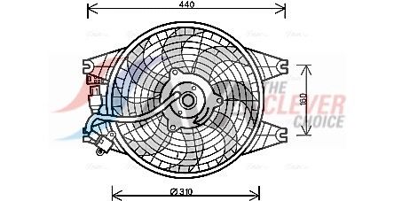 Вентилятор системи охолодження AVA QUALITY COOLING KA7518 - zapix