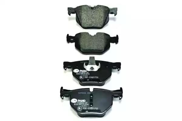 Гальмівні колодки дискові HELLA PAGID 8DB355013941 - zapix