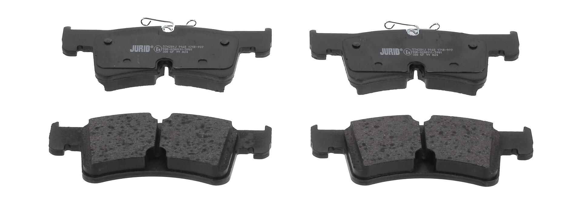 Гальмівні колодки дискові JURID 574281J - zapix