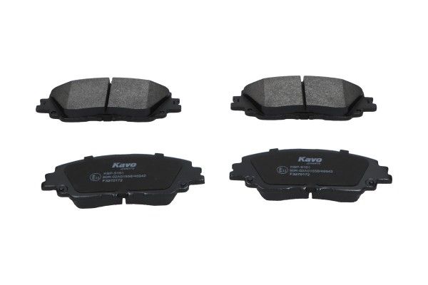 Гальмівні колодки дискові KAVO PARTS KBP9161 - zapix