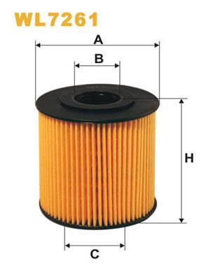 Масляный фильтр WIX FILTERS WL7261