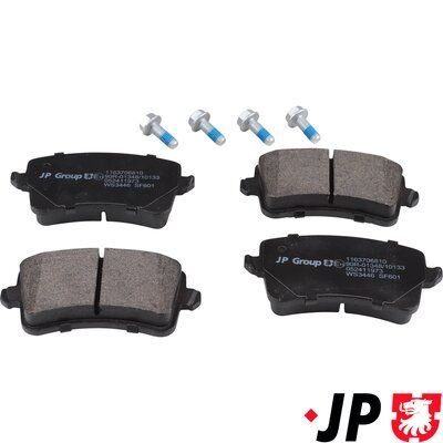 Гальмівні колодки дискові JP GROUP 1163706810 - zapix