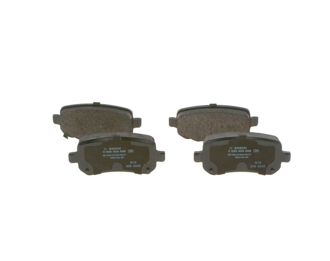 Гальмівні колодки дискові BOSCH 0986494496 - zapix