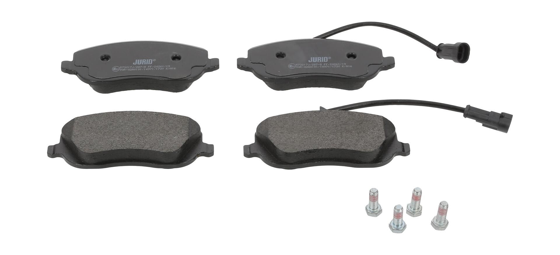 Гальмівні колодки дискові JURID 573217J - zapix
