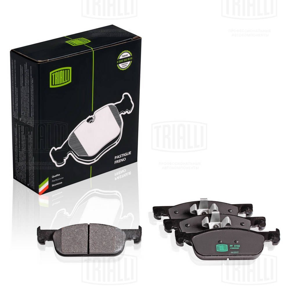 Гальмівні колодки дискові TRIALLI PF0102 - zapix