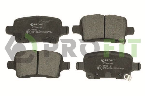 Гальмівні колодки дискові PROFIT 50004938 - zapix