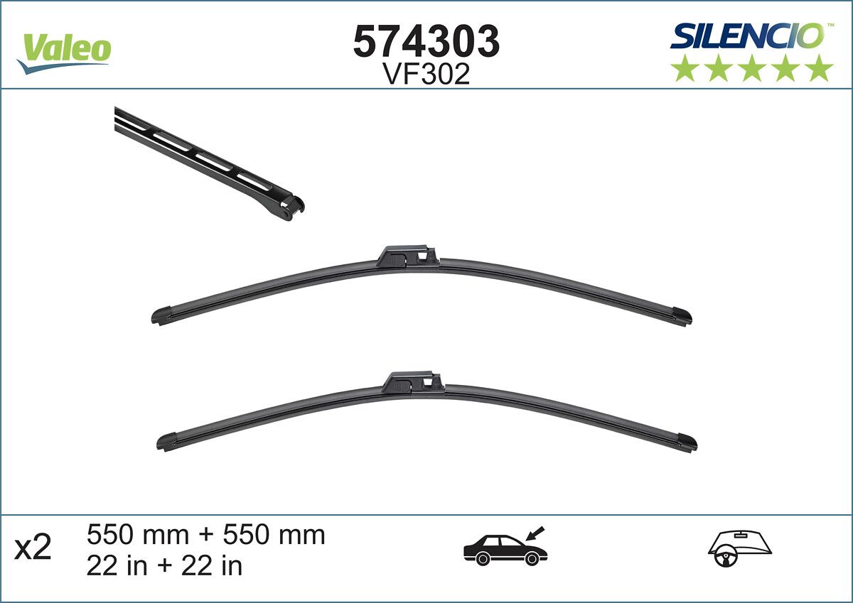Щетка стеклоочистителя VALEO 574303