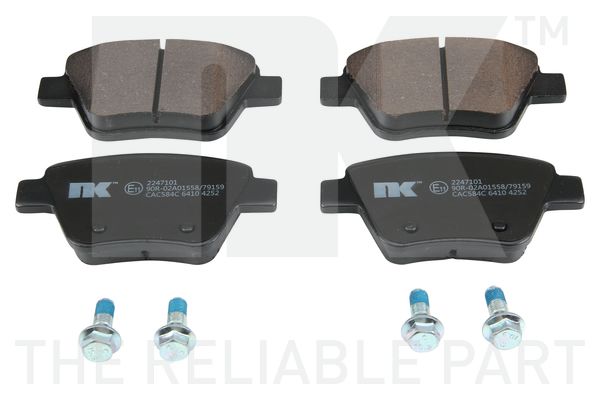 Гальмівні колодки дискові NK 2247101 - zapix