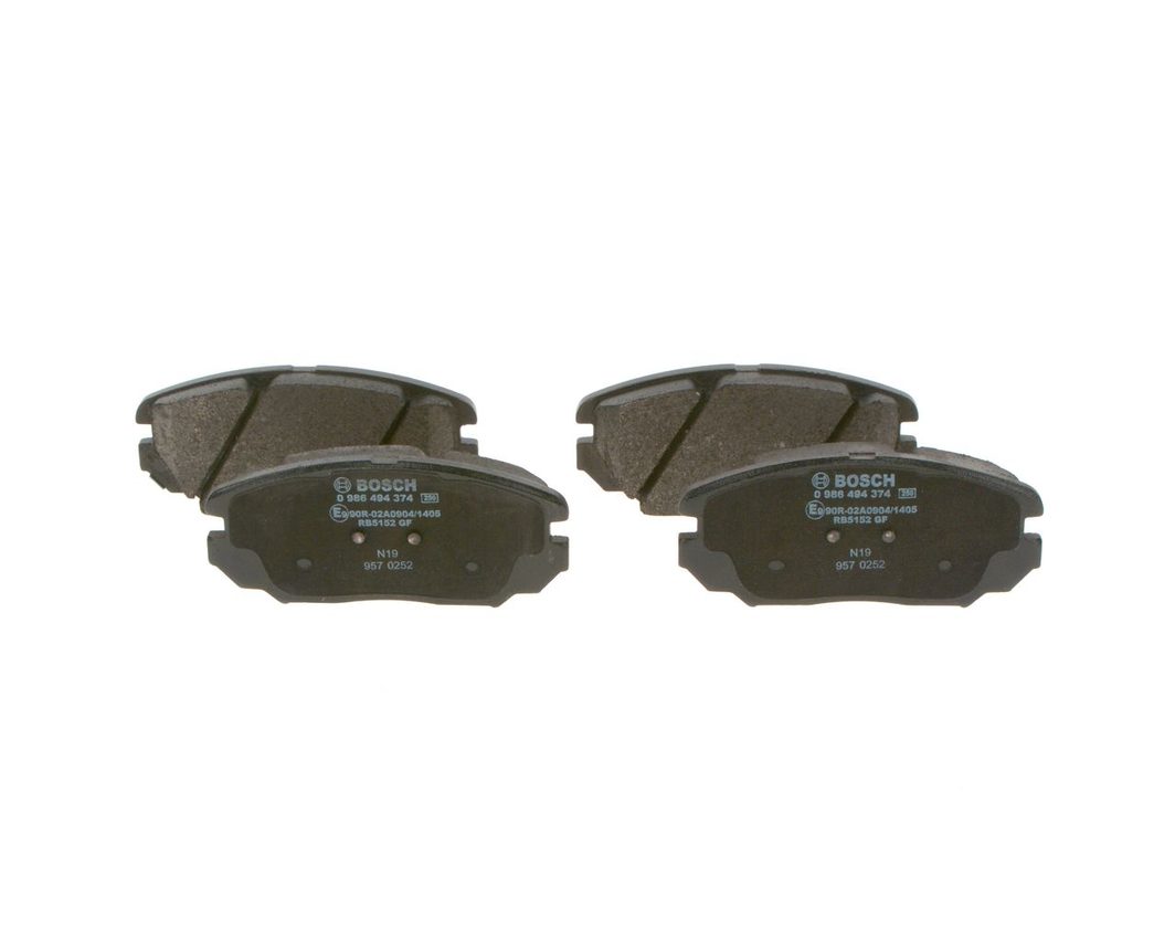 Гальмівні колодки дискові BOSCH 0986494374 - zapix