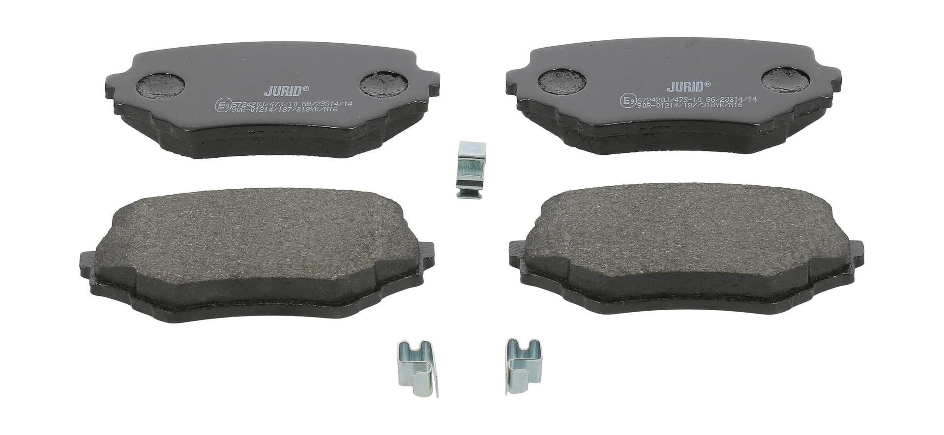 Гальмівні колодки дискові JURID 572420J - zapix