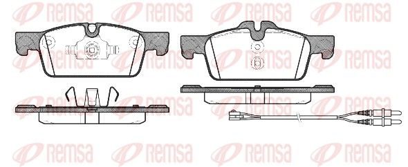 Гальмівні колодки дискові REMSA 146101 - zapix