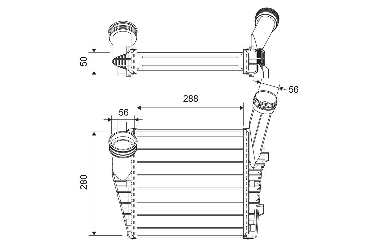 Інтеркулер VALEO 822947 - zapix