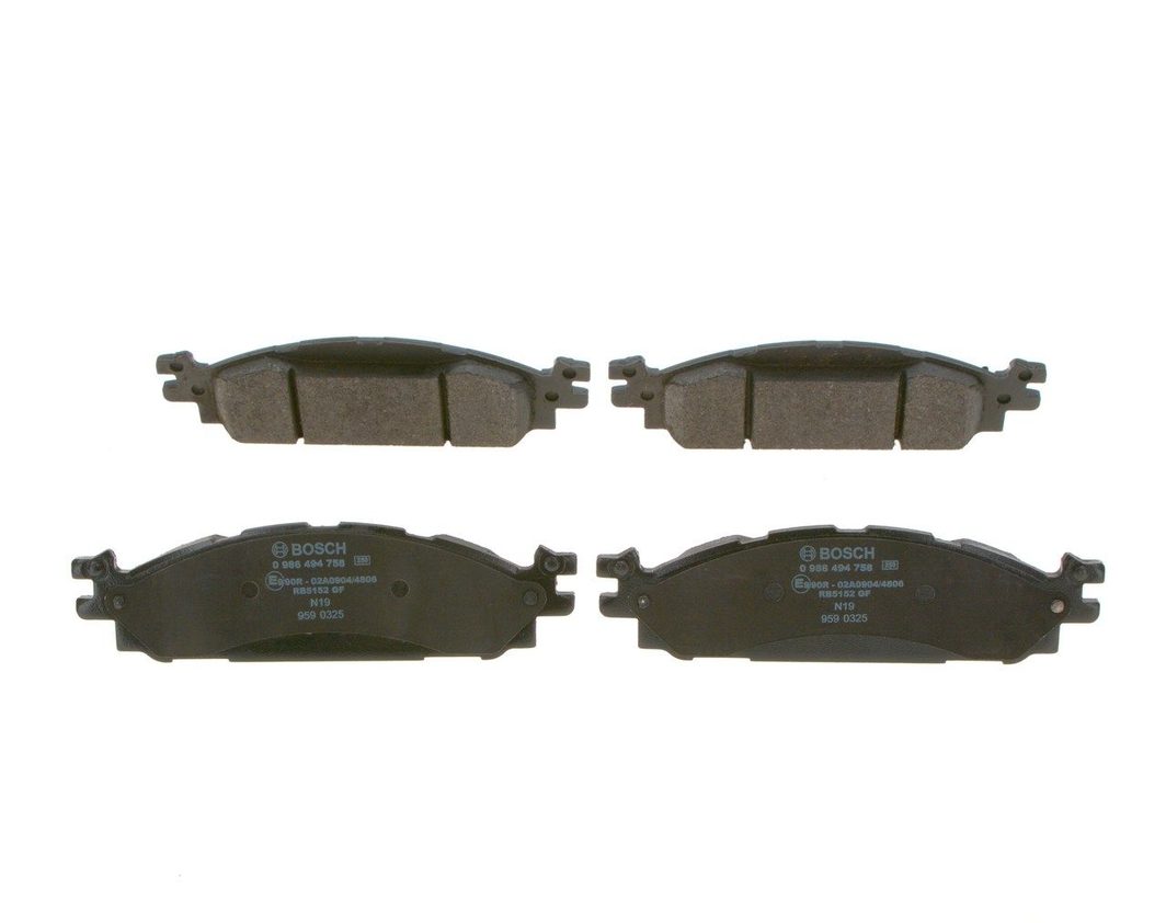 Гальмівні колодки дискові BOSCH 0986494758 - zapix