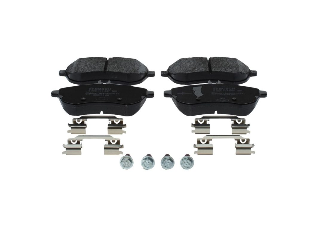 Гальмівні колодки дискові BOSCH 0986494667 - zapix