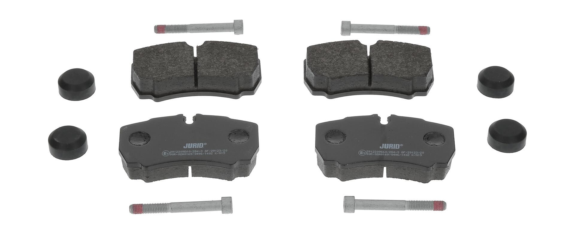 Гальмівні колодки дискові JURID 2912309560 - zapix