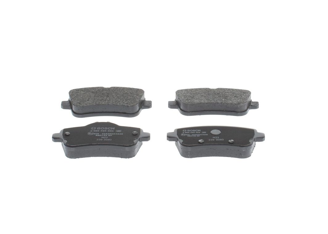 Гальмівні колодки дискові BOSCH 0986495403 - zapix