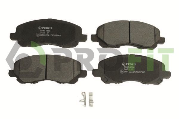 Гальмівні колодки дискові PROFIT 50004388 - zapix