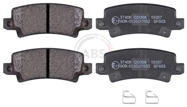 Тормозные колодки дисковые A.B.S. 37406