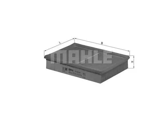 Повітряний фільтр MAHLE LX82 - zapix