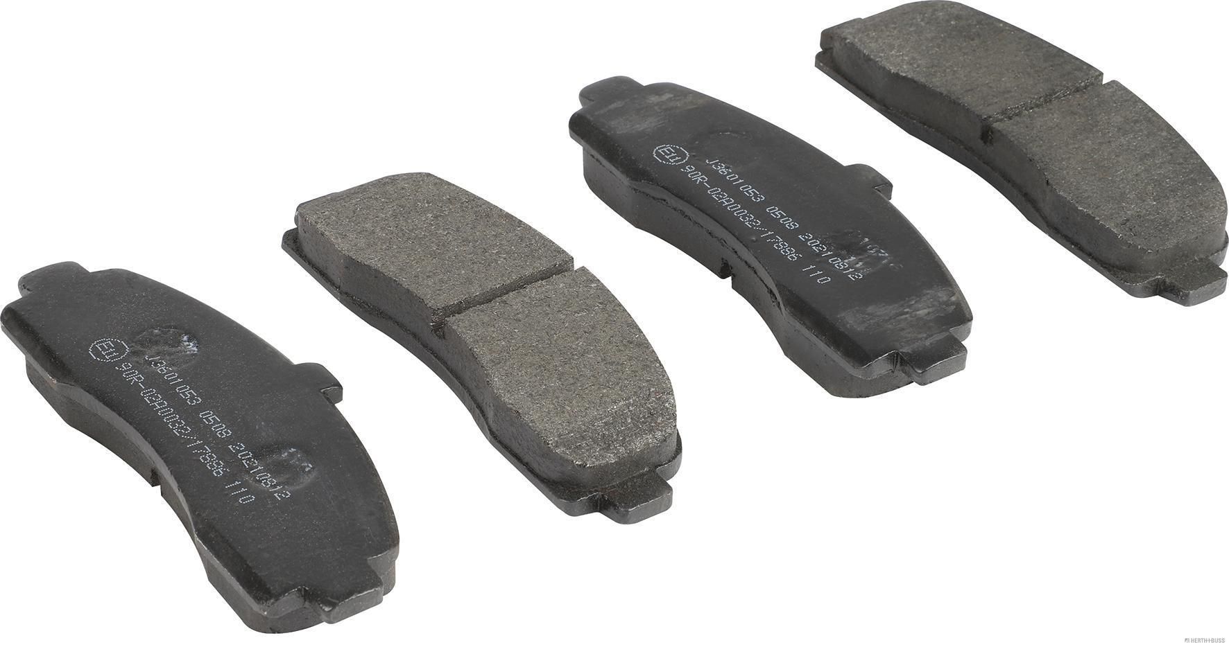 Гальмівні колодки дискові HERTH+BUSS JAKOPARTS J3601053 - zapix