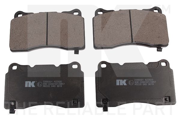 Гальмівні колодки дискові NK 2266001 - zapix